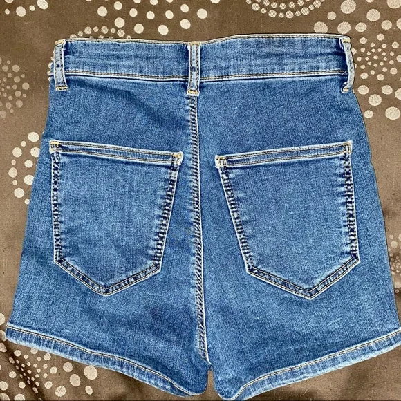 Petite TopShop Joni Shorts - Picture 4 of 5